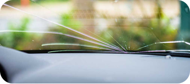 Cracked windshield replacement